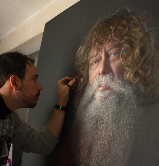 ルベン・ベロッソのチョークアート12枚 ルベン・ベロッソのチョークアート12枚