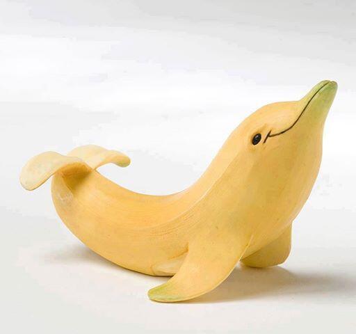 フルーツで作った動物たち