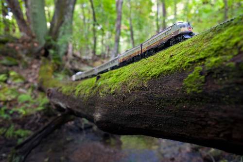 カナダを旅したミニ列車