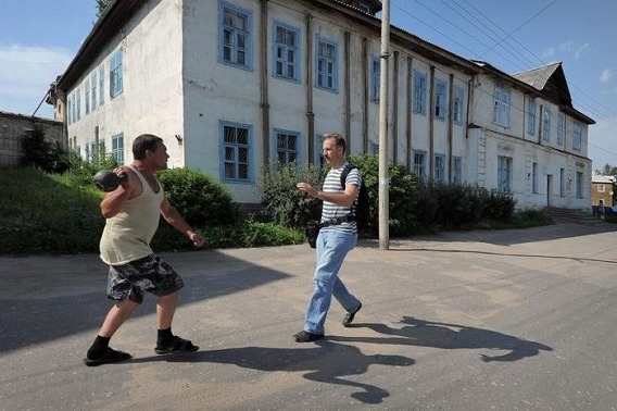 ロシアで見かけたシュールな光景の画像