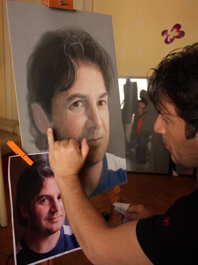 ルベン・ベロッソのチョークアート12枚 ルベン・ベロッソのチョークアート12枚