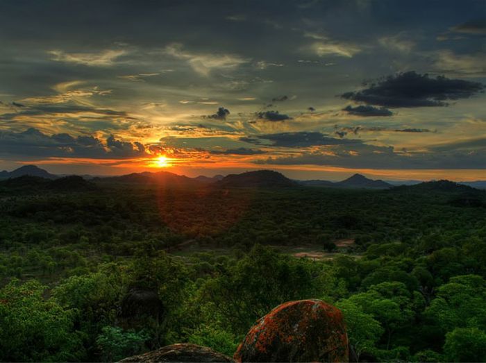 美しい太陽の写真