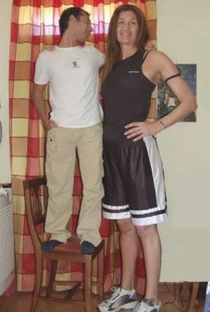 驚愕するほど背が高い、お姉さんたちの写真