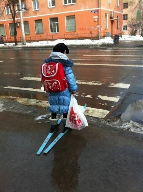 ロシアへようこそ！と思わせてくれる写真
