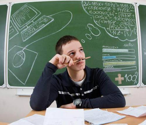 私たちの将来を黒板に描いた写真