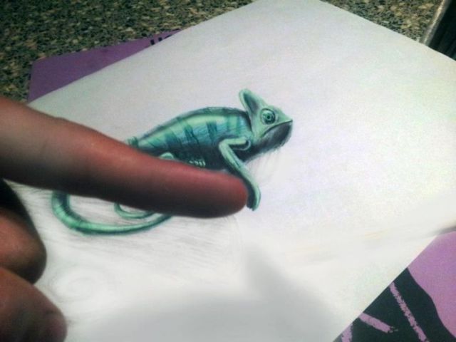 アイデアあふれる３Dドローイングの写真