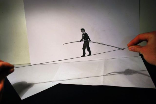 アイデアあふれる３Dドローイングの写真