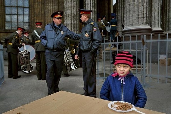 ロシアで見かけたシュールな光景の画像