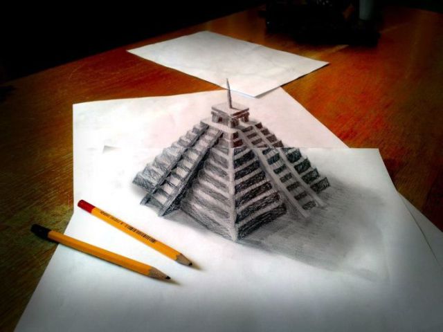 アイデアあふれる３Dドローイングの写真