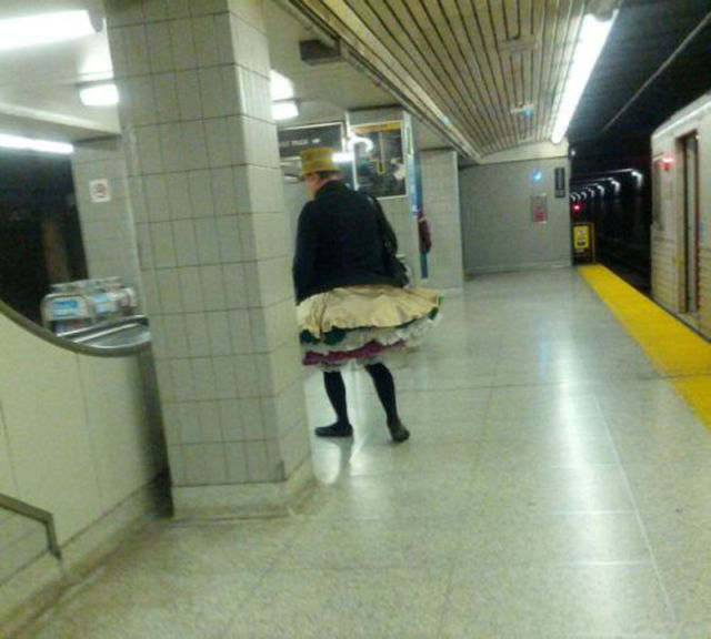 独特過ぎてついていけないファッションセンスの写真